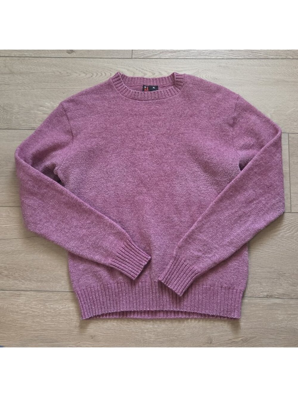 Robert Bruce Mauve Vintage Wool Blend Sweater Mens XL Made in USA